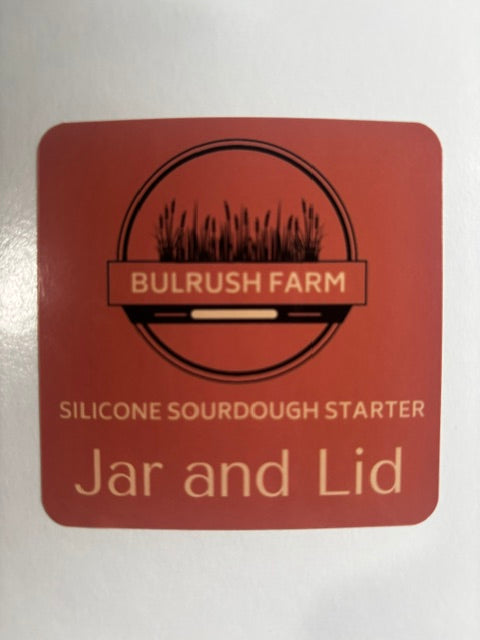 2 Pack - Silicone Starter Jar and Lid