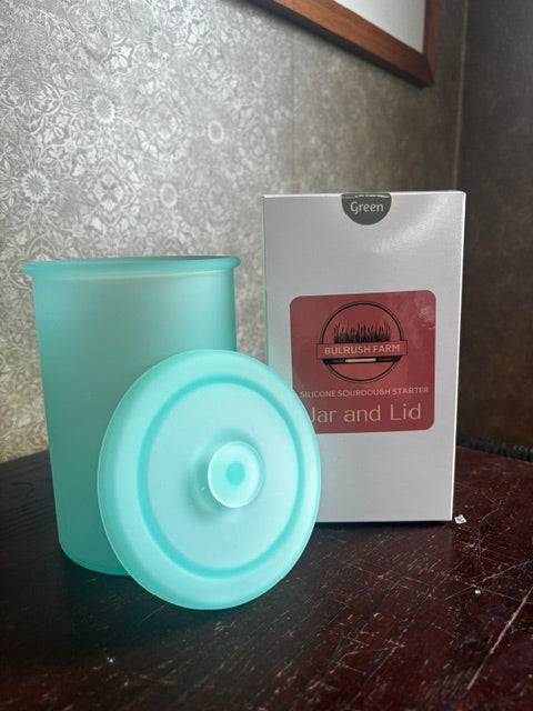 2 Pack - Silicone Starter Jar and Lid